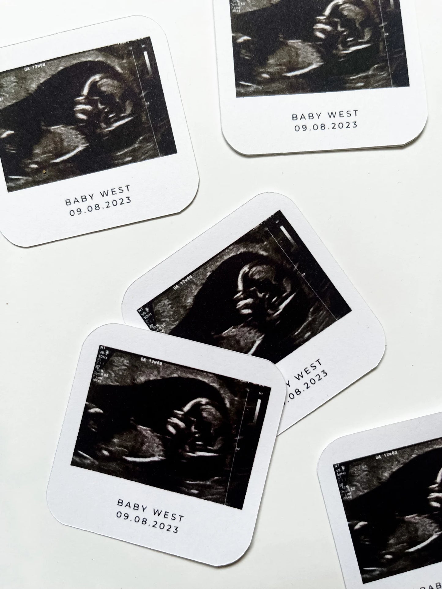 Ultrasound Confetti Favors / Baby Shower Confetti