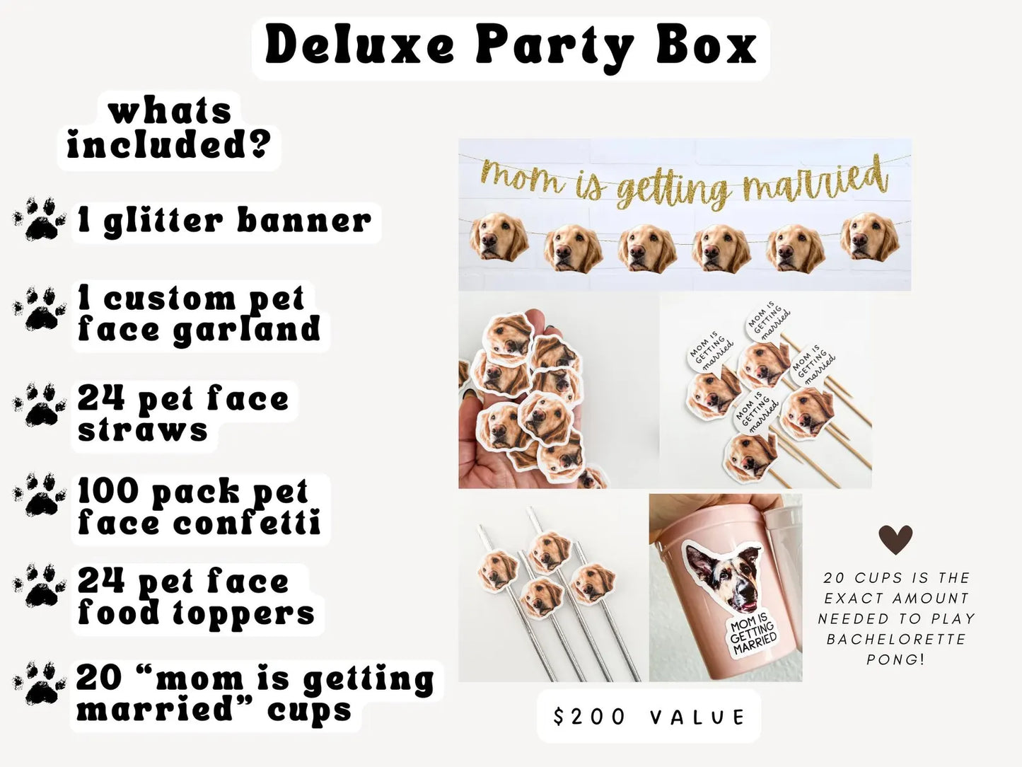 Mom Is Getting Married Party Box