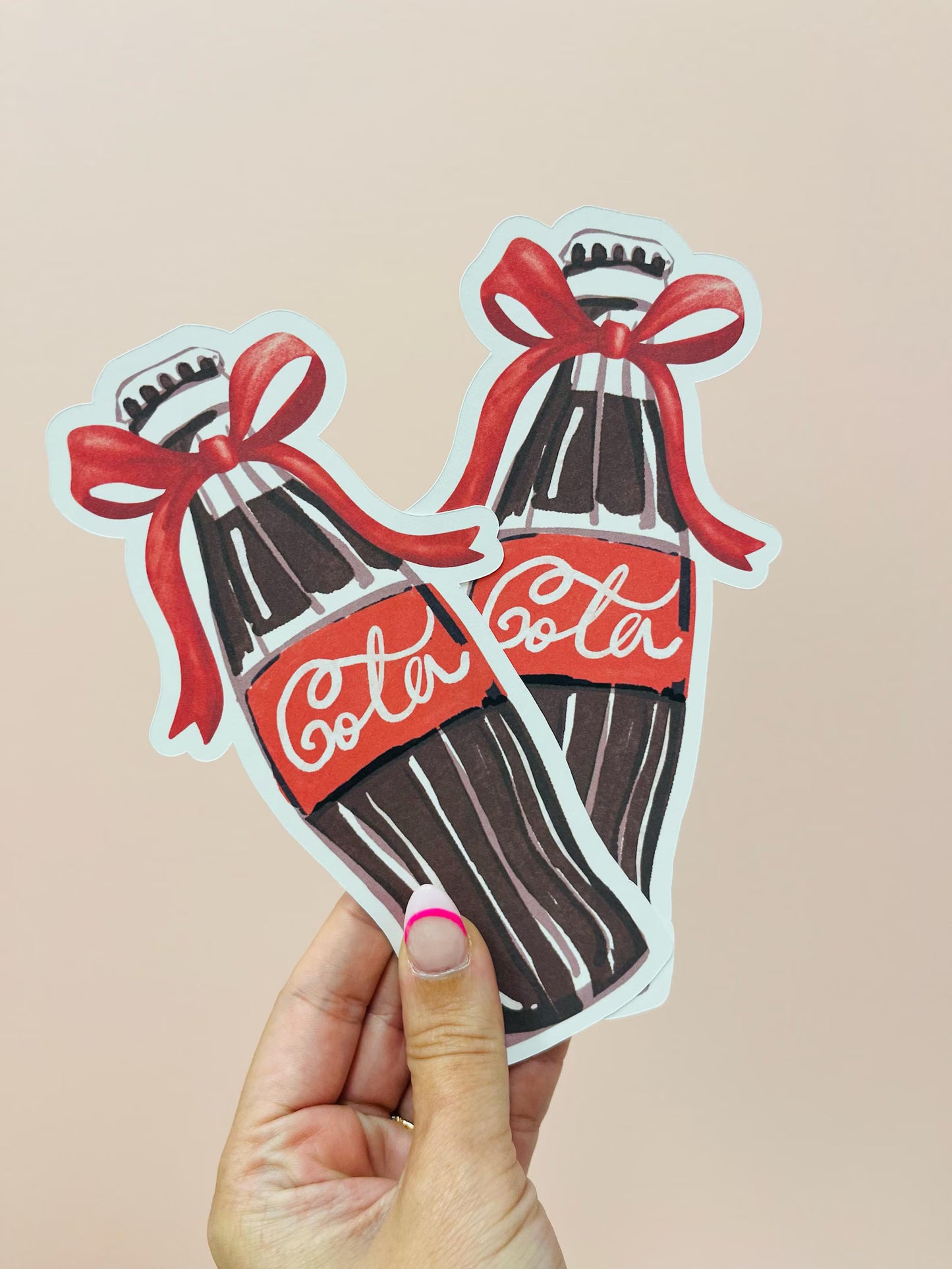 She's Ready to Pop Soda Garland