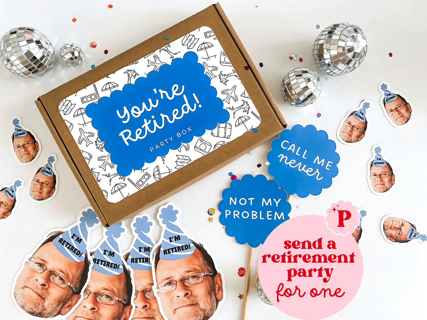 Retirement Party for One Gift Box