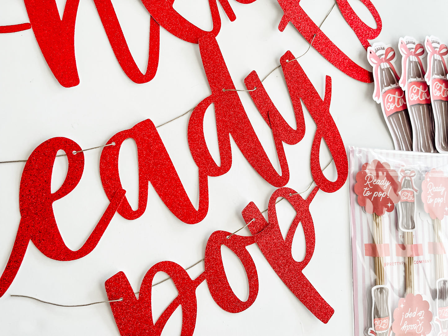 She's Ready to Pop, Retro Soda Baby Shower - Pretty Party Kit