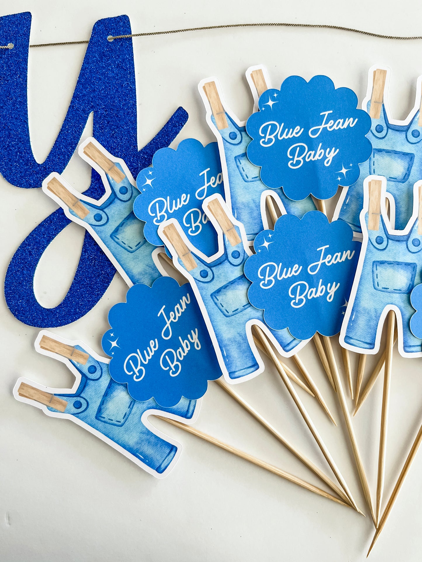 Blue Jean Baby Denim Baby Shower, Western Theme - Pretty Party Kit