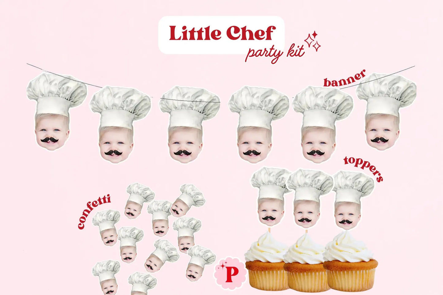 Little Chef Italian Birthday - Pretty Party Kit