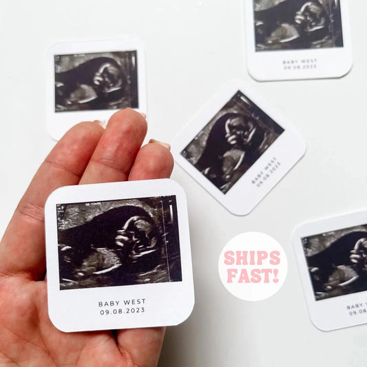 Ultrasound Confetti Favors / Baby Shower Confetti