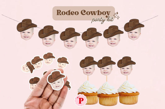Rodeo Cowboy Birthday - Pretty Party Kit