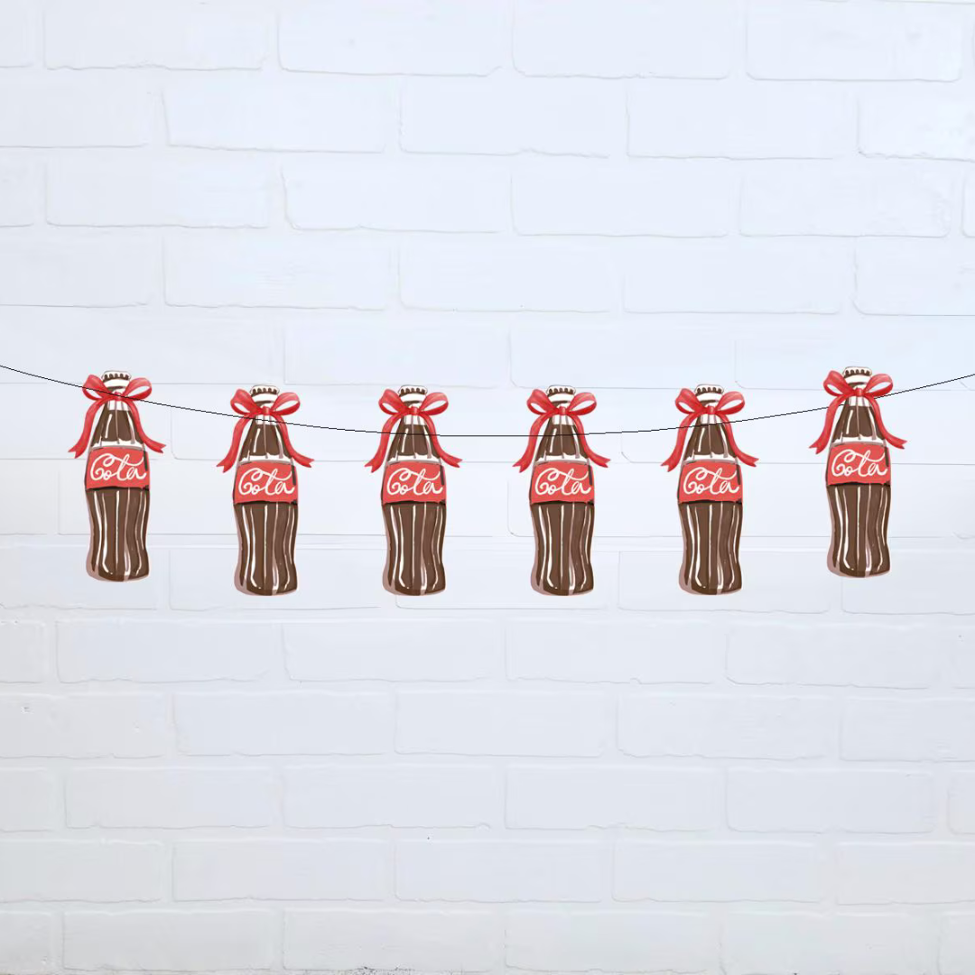 She's Ready to Pop Soda Garland